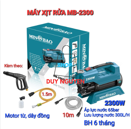 Máy rửa xe 2300W MINBAO MB-2300